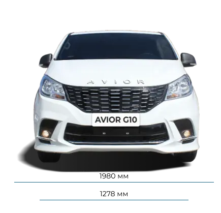 Размеры AVIOR G10 Размеры AVIOR G10